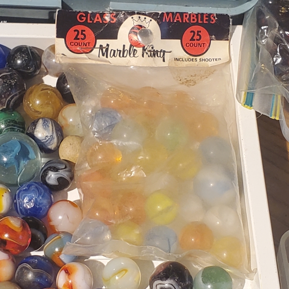HUGE MARBLES COLLECTION 34LBs GERMAN CAC AKRO PELTIER JABO MARBLE KING DISPLAYS - Picture 16 of 16